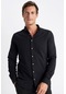 Defacto Modern Fit Polo Yaka Uzun Kollu Gömlek T6284AZ24SMBK27