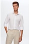 Ds Damat Slim Fit Beyaz İtalyan Yaka Gömlek 2hf02ort3185