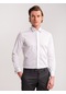 Dufy Beyaz Erkek Slim Fit Brent Yaka Uzun Kol Gömlek - 60895