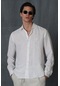 Lufian Pitaya Erkek Smart Gömlek Comfort Fit Beyaz