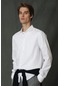 Lufian Vıana Erkek Basic Gömlek Comfort Slim Fit Beyaz 112010565100500
