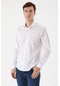 MORVEN  Erkek Beyaz %100 Pamuk Slim Fit Gömlek
