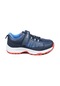 Jump 29195 Cırtlı İndigo Mavi - Turuncu Üniseks Çocuk Sneaker Günlük Spor Ayakkabı