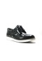 Onlo Ayakkabı 3070-2 Siyah-beyaz Rugan Erkek Çocuk Ayakkabı
