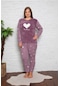 Kadın Büyük Beden Polar Pijama Takımı Tampap 600