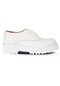 Deery Hakiki Deri Beyaz Oxford Kadın Ayakkabı Beyaz