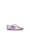 Deery Hakiki Deri Lila Günlük Kadın Ayakkabı Lila