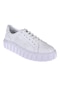 Pullman Hakiki Deri Hafif Taban Kadın Ayakkabı Plm 34107 Beyaz Beyaz