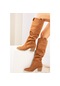 Fox Shoes Taba Süet Kadın Çizme J404040102