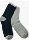 Koton 2'li Soket Çorap Seti Çok Renkli Multıcolor 3sak80215aa 3SAK80215AAMIX