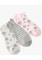 Koton Çiçekli 3'lü Patik Çorap Seti Çok Renkli Multıcolor 4sak80265aa 4SAK80265AAMIX