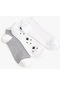 Koton Çizgili 3'lü Patik Çorap Seti Beyaz 4sak80127aa