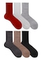 Ozzy Socks Soft Touch Kışlık Kadın Yünlü Uyku Çorabı 6'lı