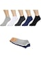 Ozzy Socks Unisex 5 Çift Dikişsiz Pamuklu Çok Renkli Patik Çorap Yazlık Dayanıklı Topuk ve Burun OSPACK3003