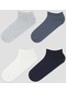 Penti Mavi Gri Beyaz 4'lü Patik Çorap