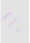Penti Neon Shiny Line Beyaz 3lü Patik Çorap