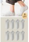 Unisex Basic Patik Çorap 8 Çift Gri