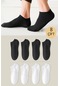 Unisex Basic Patik Çorap 8 Çift Siyah Beyaz