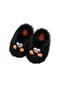 Carrier Little Monster Kışlık Ev Peluş Terlik 35-46 Numara Siyah