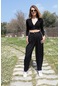 Barbora Yazlık Günlük Şalvar Kadın Pantolon Tr353Siyah