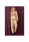 Kadın Kışlık Polar Peluşlu Pijama Takımı Welsoft Waynap 91246 - Açık Kahverengi