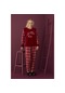 Kadın Kışlık Polar Peluşlu Pijama Takımı Welsoft Waynap 12368 - Kırmızı - Bordo