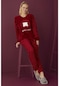 Kadın Kışlık Polar Peluşlu Pijama Takımı Welsoft Waynap 12368 - Koyu Kırmızı