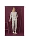Kadın Kışlık Polar Peluşlu Pijama Takımı Welsoft Waynap 91246 - Gri