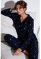 Lela Bayan Pijama Takımı 65720501 Lacivert Lacivert