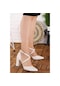 Ayakland 13600-1110 3-D Cilt 8 Cm Topuk Kadın Sandalet Ayakkabı S (499761203)