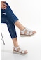 M&b Collect İç Dış Hakiki Deri Ortopedik Kadın Sandalet