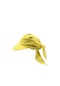 Kadın Bağlamalı Eşarp Siperli Sarı Desenli Plaj Şapkası Sarı Standart