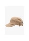 Kadın Güneş Koruyucu Geniş Siperli Bej Şapka Bej Standart