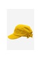 Kadın Güneş Koruyucu Geniş Siperli Sarı Şapka Sarı Standart