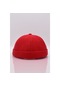 Kadın Hipster Katlamalı Cap Kırmızı Docker Şapka Kırmızı Standart
