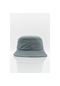 Kadın Teknik Kumaşlı Çağla Yeşili Bucket Şapka Yeşil Standart