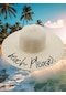 Tezzgelsin Kadın Beach Please Nakış İşlemeli Hasır Şapka Bej