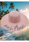 Tezzgelsin Kadın Beach Please Nakış İşlemeli Hasır Şapka Pembe