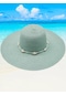 Kadın Deniz Kabuğu Detaylı Yazlık Hasır Şapka Su Yeşil