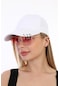 Unisex Piercing Beyaz Şapka
