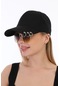 Unisex Piercing Siyah Şapka