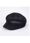 Ww Moda Retro Ekose Bere Ressam Şapkası - Siyah -m - Ww116