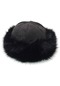 Ww Yurt Tarzı Kadın Artı Kadife Kalın Sıcak Şapka - Siyah -m - Ww127