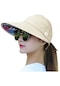 Yaz Bayanlar Eğlence Seyahat Uv Koruma Katlanabilir Güneş Şapkası 1