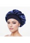 Yystore Geniş Kenarlı, Yüksek Elastik Saç Bakım Şapkası Her Mevsime Uygun Koyu Mavi