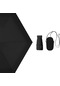 Kadın Şık Taşınabilir Güneş Koruma Şemsiyesi - Siyah - Wr0411304