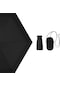 Kadın Şık Taşınabilir Güneş Koruma Şemsiyesi - Siyah - Wr0411304