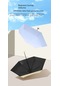 Lbw Mini Bayan Taşınabilir Güneş Şemsiyesi - Bej