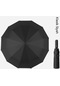 Otomatik Şık Taşınabilir Katlanır Şemsiye - Siyah - Wr0411601