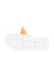 Dgn Es853-23y Kadin Kalin Taban Fiyonklu Sneakers Ayakkabi ES853-2007-R0299 Beyaz - Turuncu